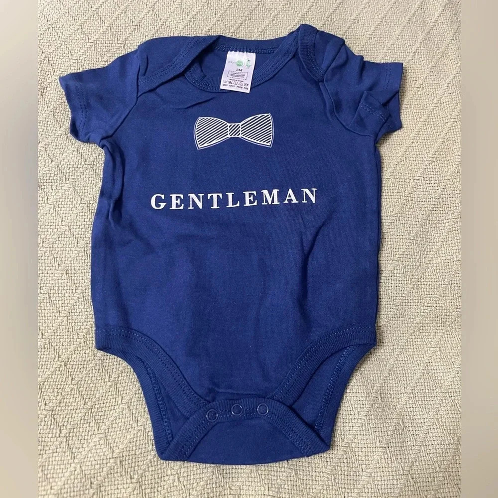 NWT Set of 5 baby boy onesies, 3 mo, red blue - Picture 5 of 7